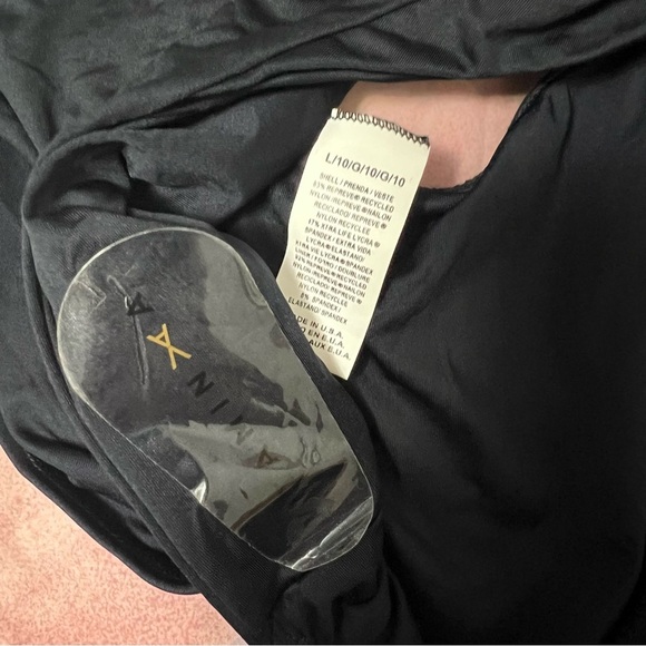 VITAMIN A Swimsuit High Neck Mesh Rayna Solid Black size L no ordinary bikini - Picture 6 of 8